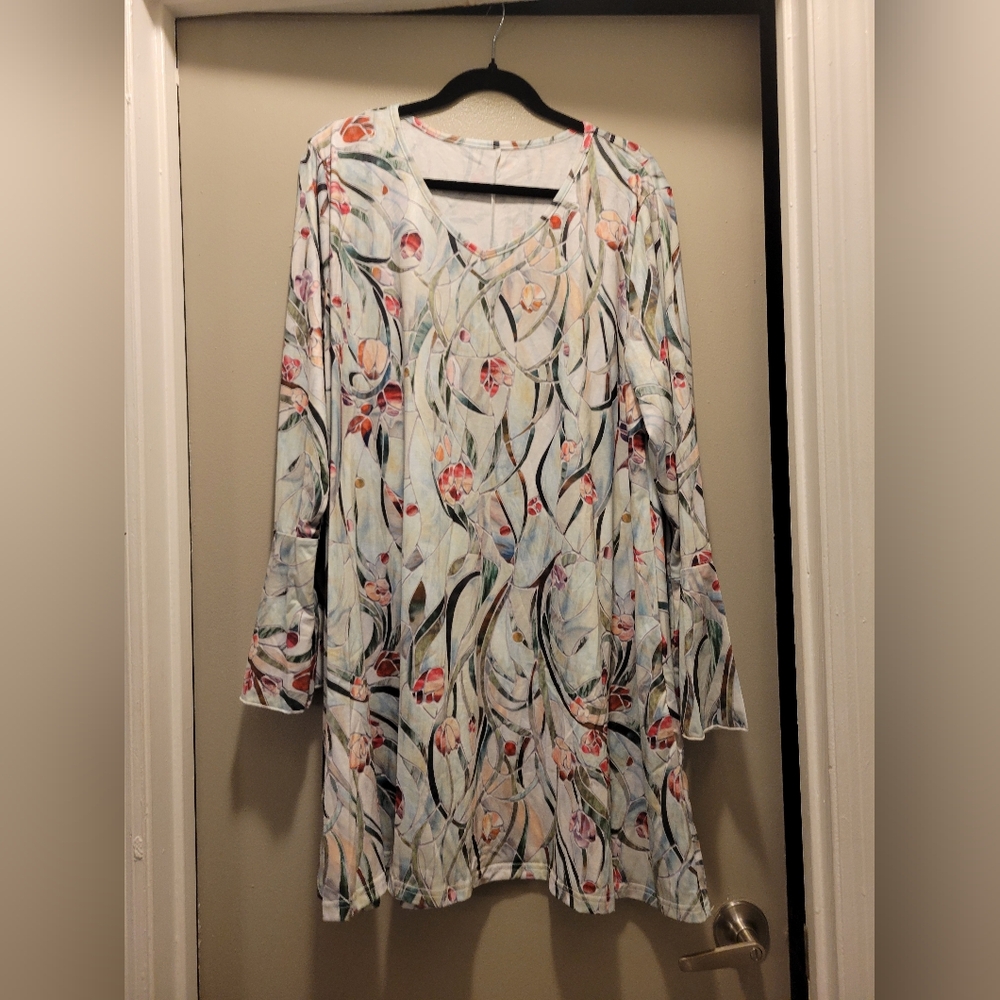 Floral Long Sleeve Dress